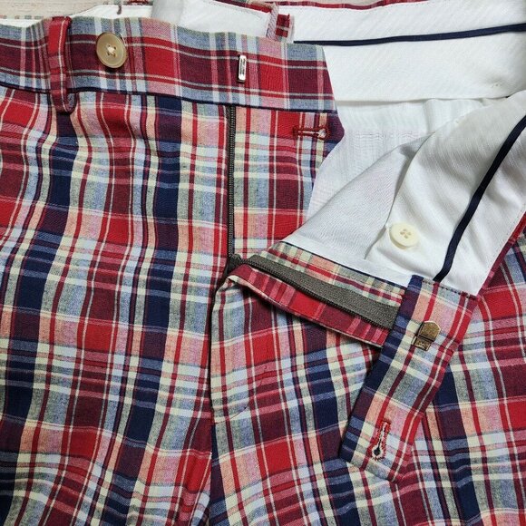 Lauren Ralph Lauren Plaid 46R Jacket 40W/30L Pants Men's Suit - Picture 14 of 16